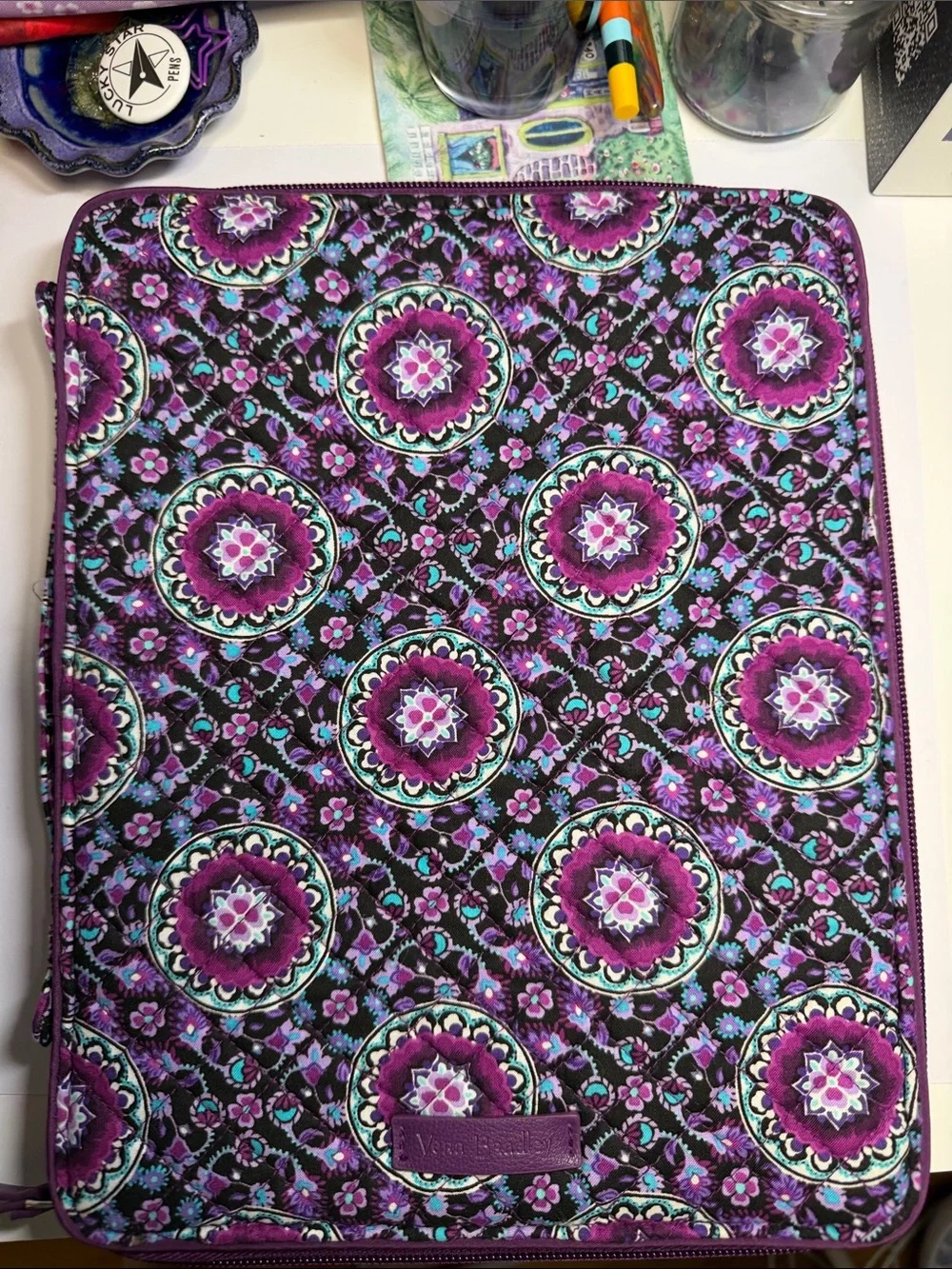 Vera Bradley Purple Medallion Tablet / Device Portfolio